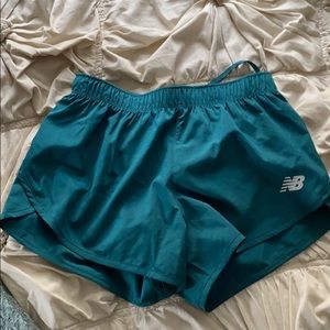 Teal green New Balance Running Shorts NWT